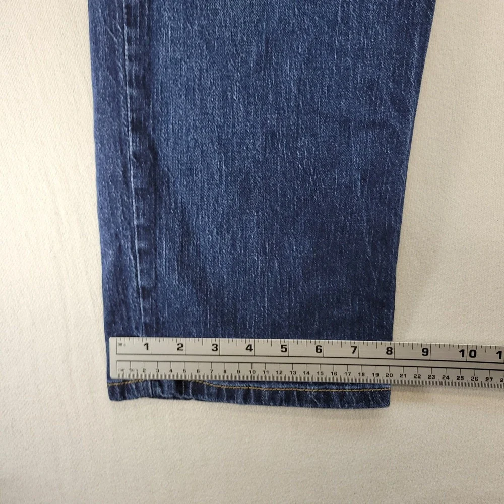 Levi's 559 Relaxed Straight Jeans Mens 36x30 Blue Denim Stretch Dark Wash